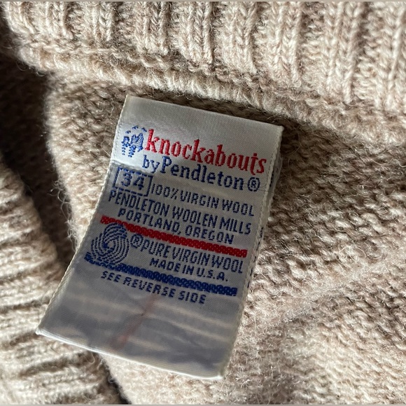 🌲Knockabouts by Pendleton Women’s wool v-neck sweater size 34 - Picture 2 of 7